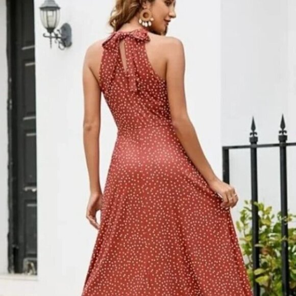 STYLEWORD HALTER MAXI DRESS PARTY WEDDING COCKTAIL - Picture 4 of 16